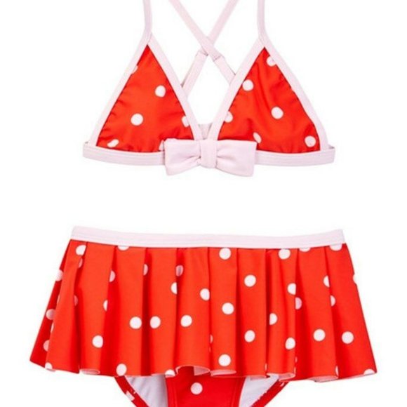 KATE SPADE GIRLS Polka Dot Two-Piece Swimsuit - Picture 1 of 3